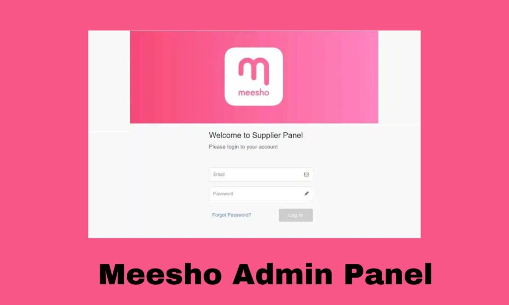 Meesho Admin Panel